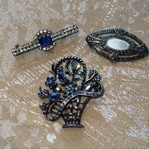 Brooches, Vintage - Set of 3
